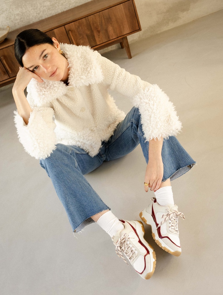 Sneakers : Kiwa - White & Ruby