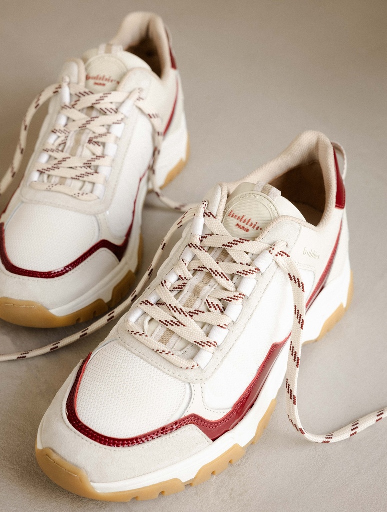 Sneakers : Kiwa - White & Ruby