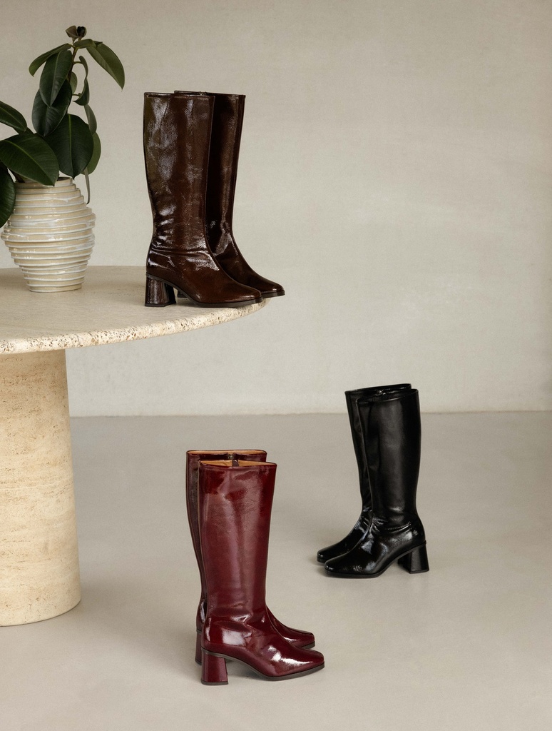 Botas y musleras : Laïla - Ganache