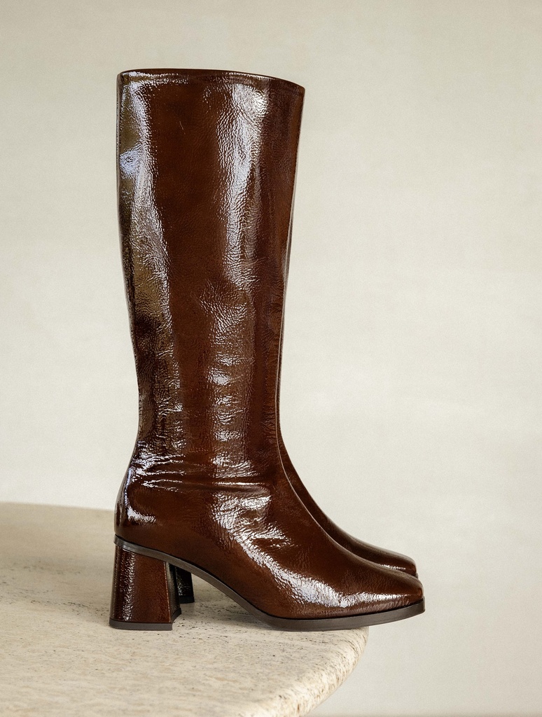 Botas y musleras : Laïla - Ganache