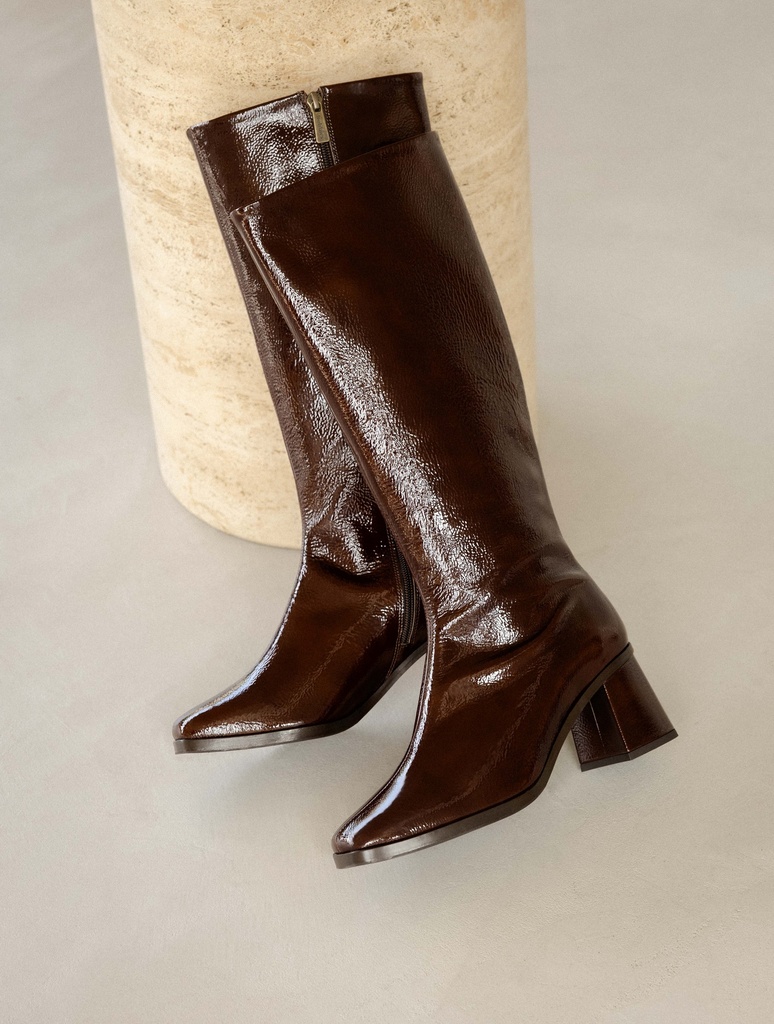 Botas y musleras : Laïla - Ganache