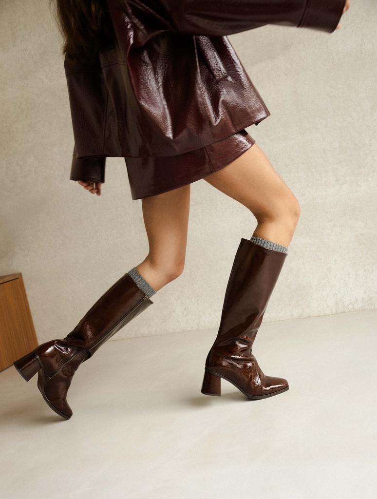 Botas y musleras : Laïla - Ganache