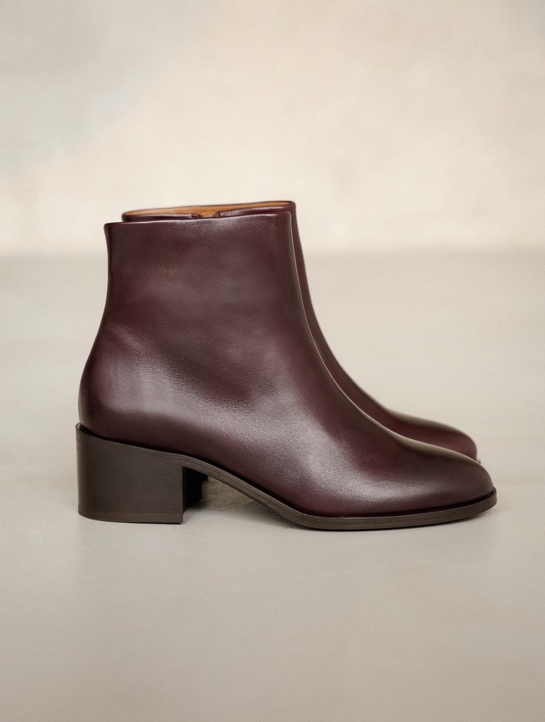 Ankle Boots : Léa - Cabernet