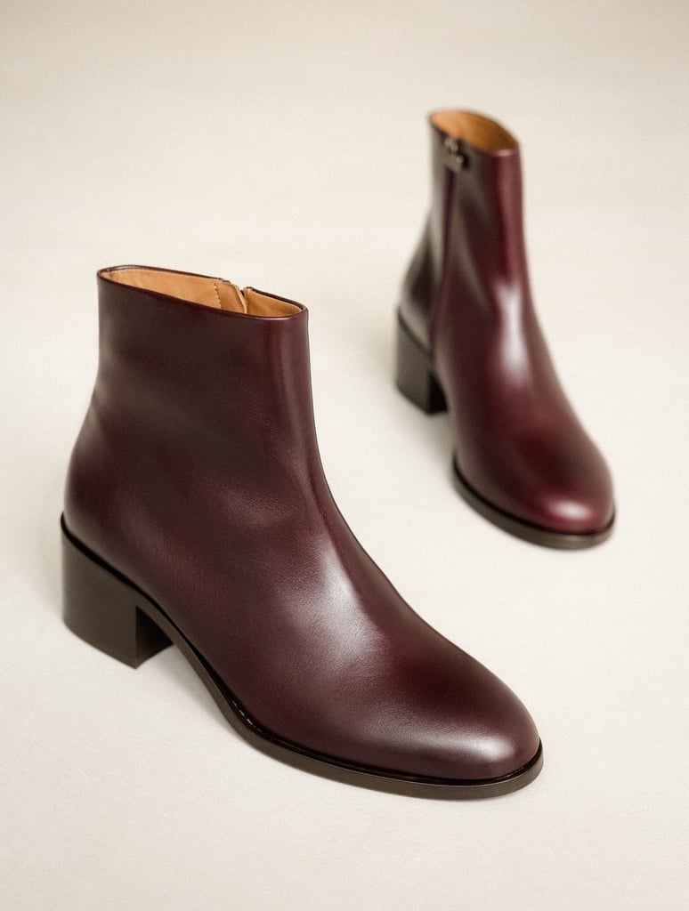 Ankle Boots : Léa - Cabernet