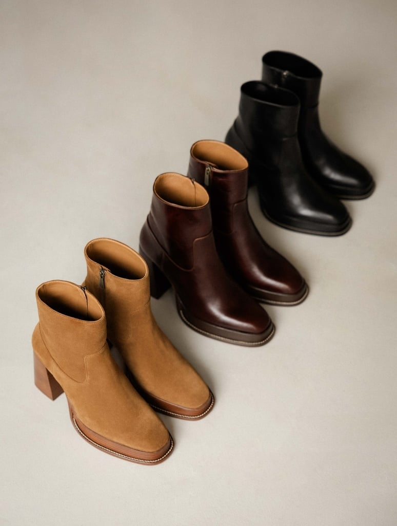Ankle Boots : Marnie - Irish Coffee