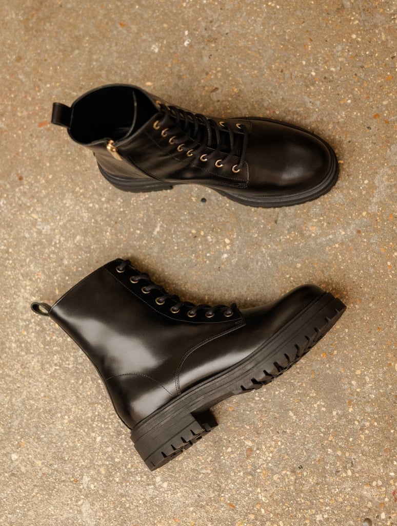 Flache Boots : Max - Intense Black
