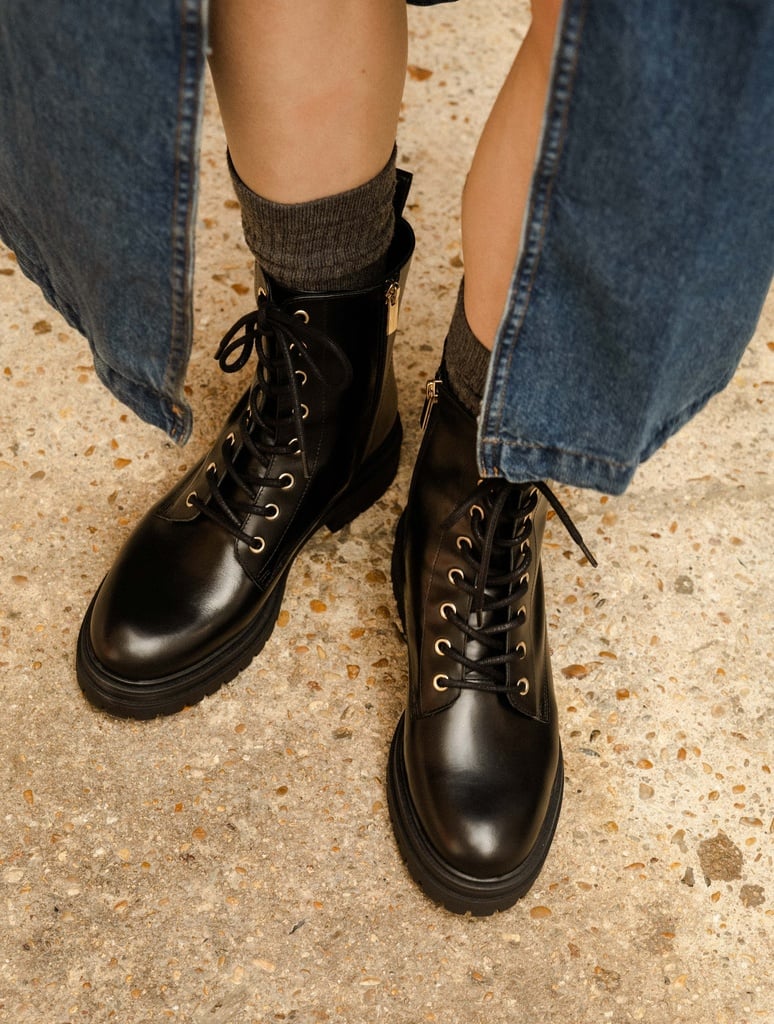 Flache Boots : Max - Intense Black