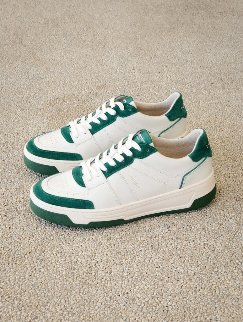 Baskets : Miley - Off-White & Imperial Green