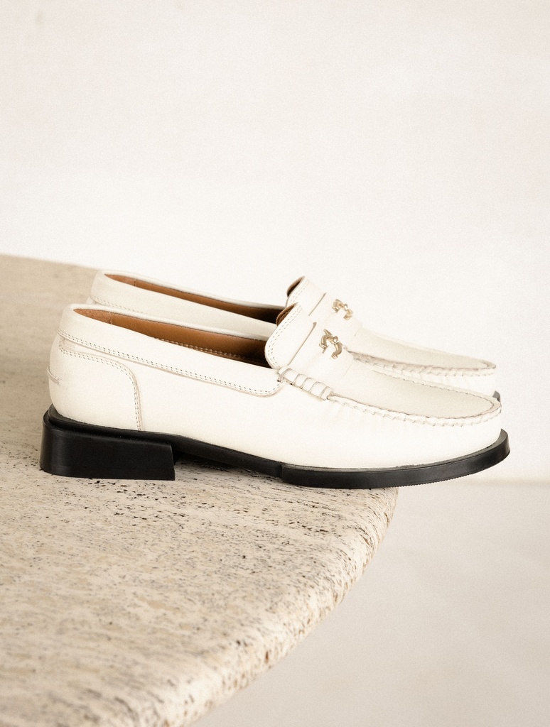 Mocassins & Derbies : Nicky - Milk