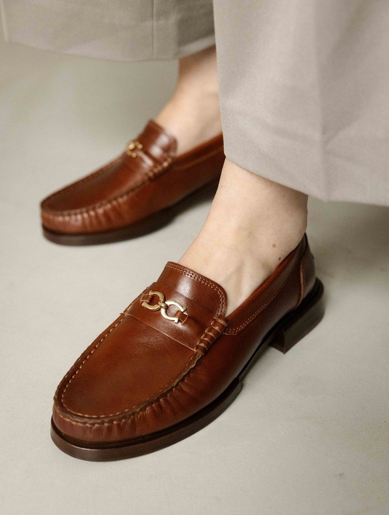 Mocassins & Derbies : Nicky - Chestnut