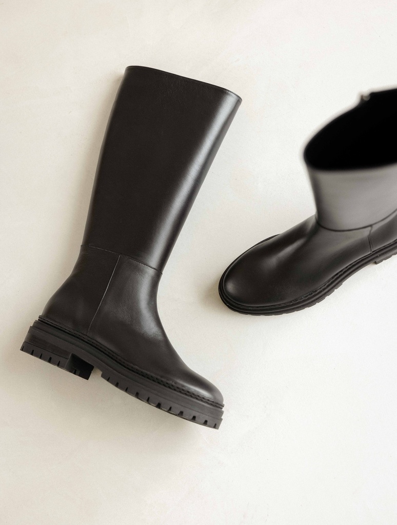 Knee High Boots : Perry - Passion Black