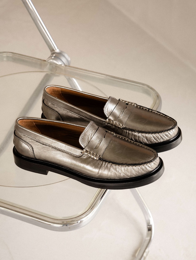Loafers & Derbies : Polly - Cosmic Silver