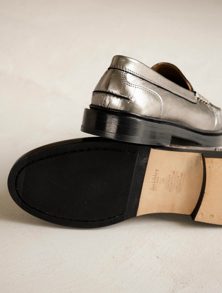 Loafers & Derbies : Polly - Cosmic Silver