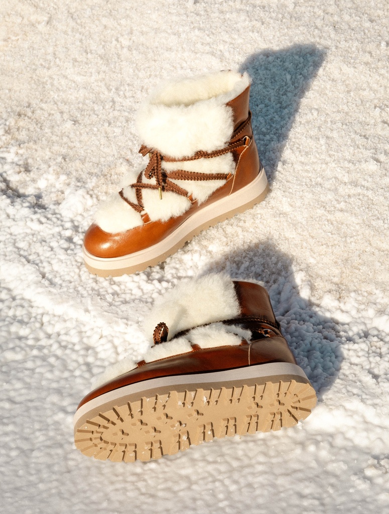 Cold Weather Boots : Rivka - Cinnamon