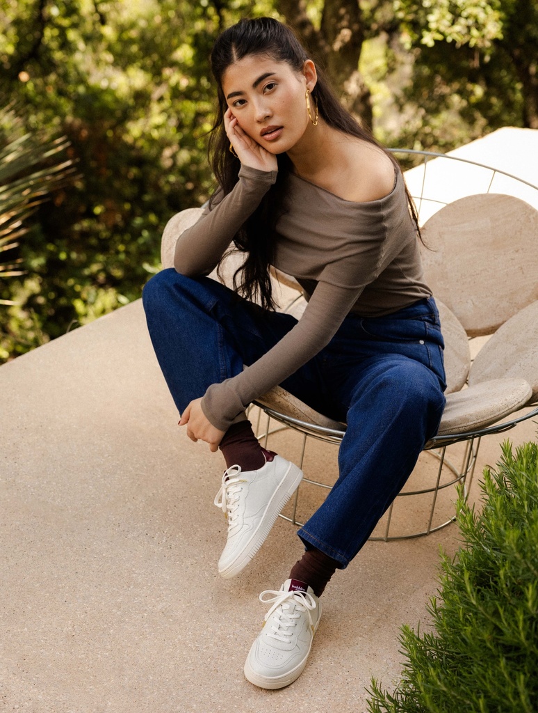 Sneakers : Scott - Off White & Garnet