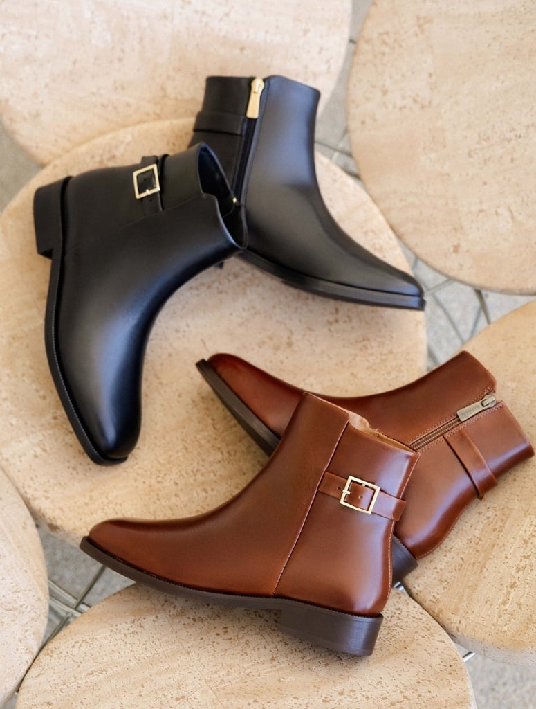 Flat Boots : Susan - Chestnut