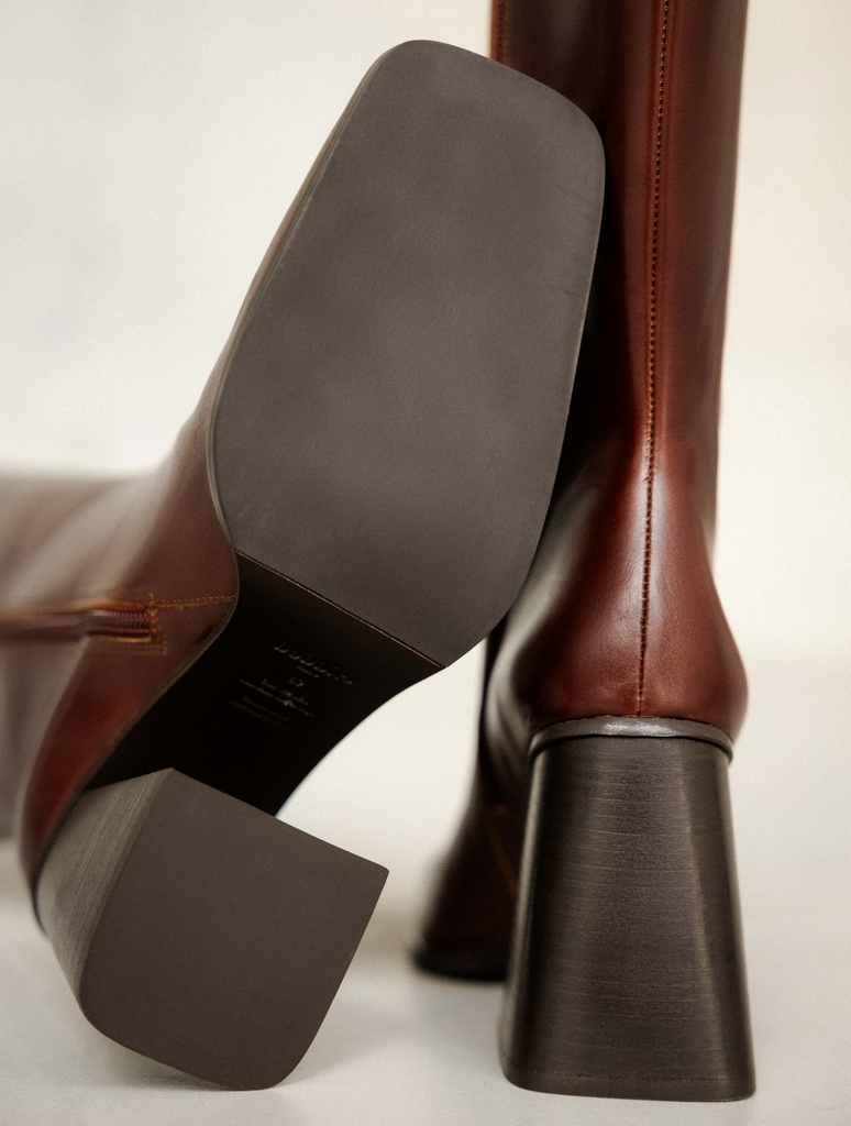 Knee High Boots : Tamar - Turkish Coffee