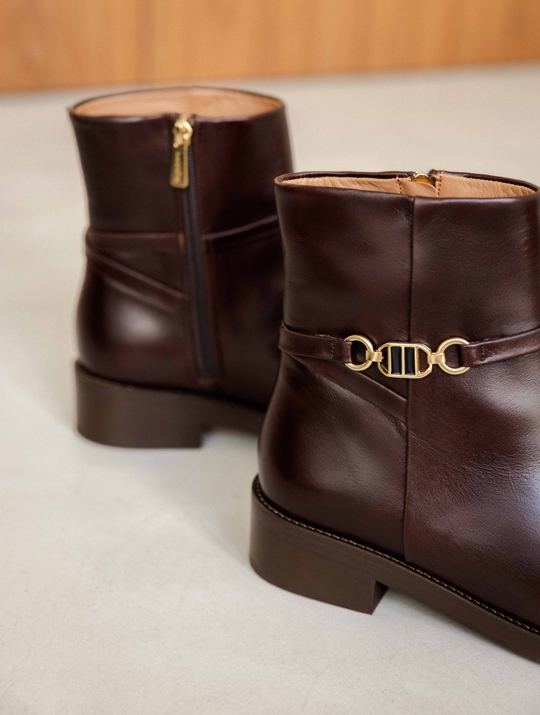 Ankle Boots : Yona - Irish Coffee