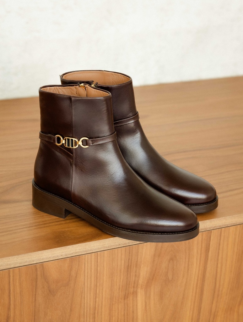 Ankle Boots : Yona - Irish Coffee