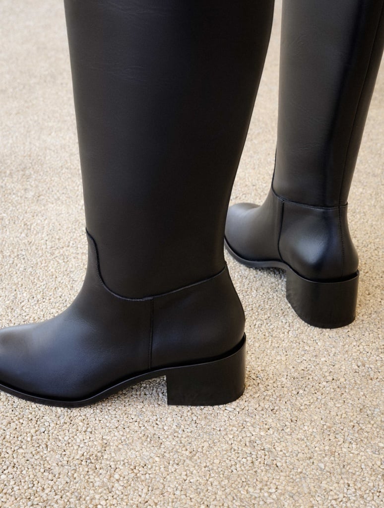 Knee High Boots : Zohra - Passion Black