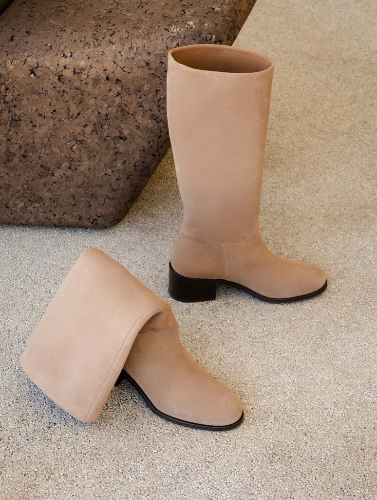 Knee High Boots : Zohra - Antelope