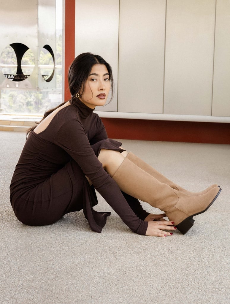 Knee High Boots : Zohra - Antelope