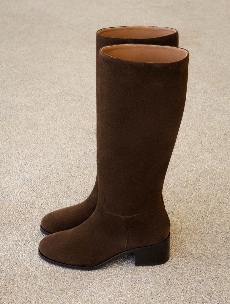 Knee High Boots : Zohra - Rockies Brown