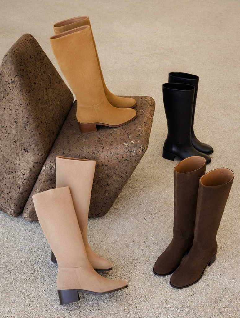 Knee High Boots : Zohra - Rockies Brown