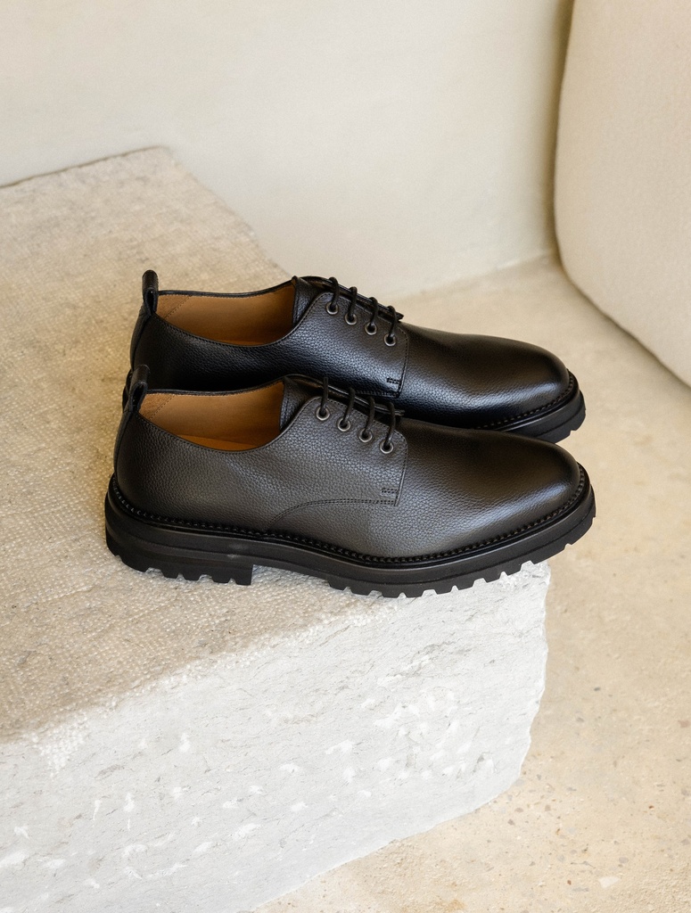 Derbys & Richelieu : Darren - Caviar