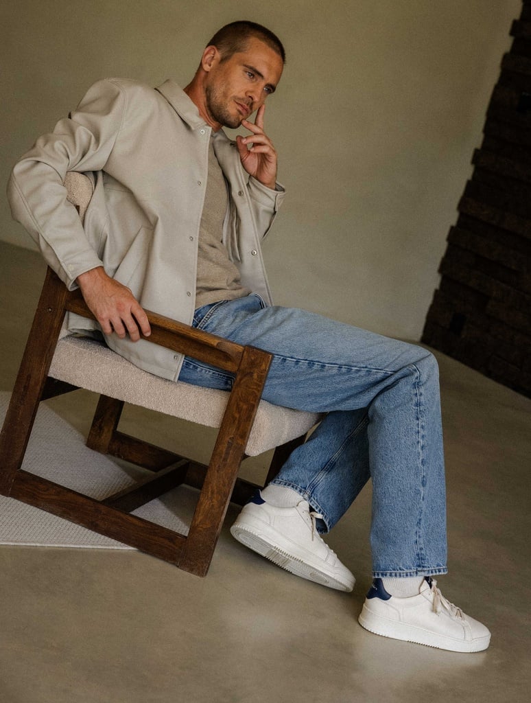 Sneakers : Daniil - Cream & Navy Blue