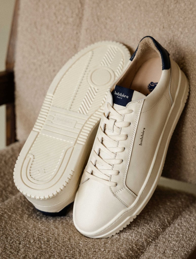 Sneakers : Daniil - Cream & Navy Blue