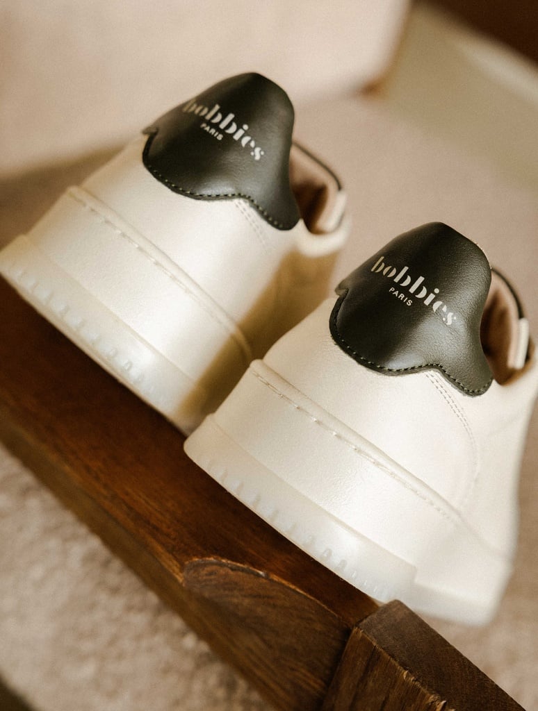 Sneakers : Daniil - Cream & Bottle Green