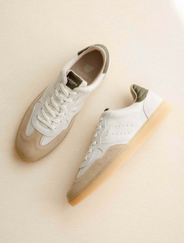 Zapatillas : Davis - Blanco Roto & Kaki Nómada