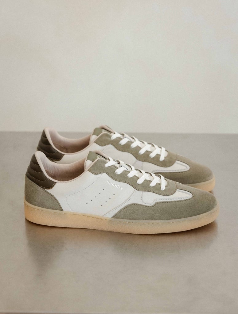 Zapatillas : Davis - Blanco Roto & Verde Ceniza