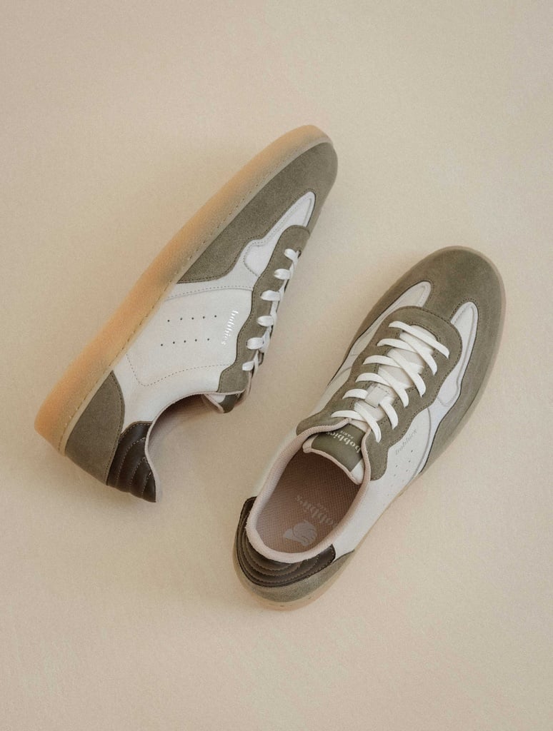 Zapatillas : Davis - Blanco Roto & Verde Ceniza