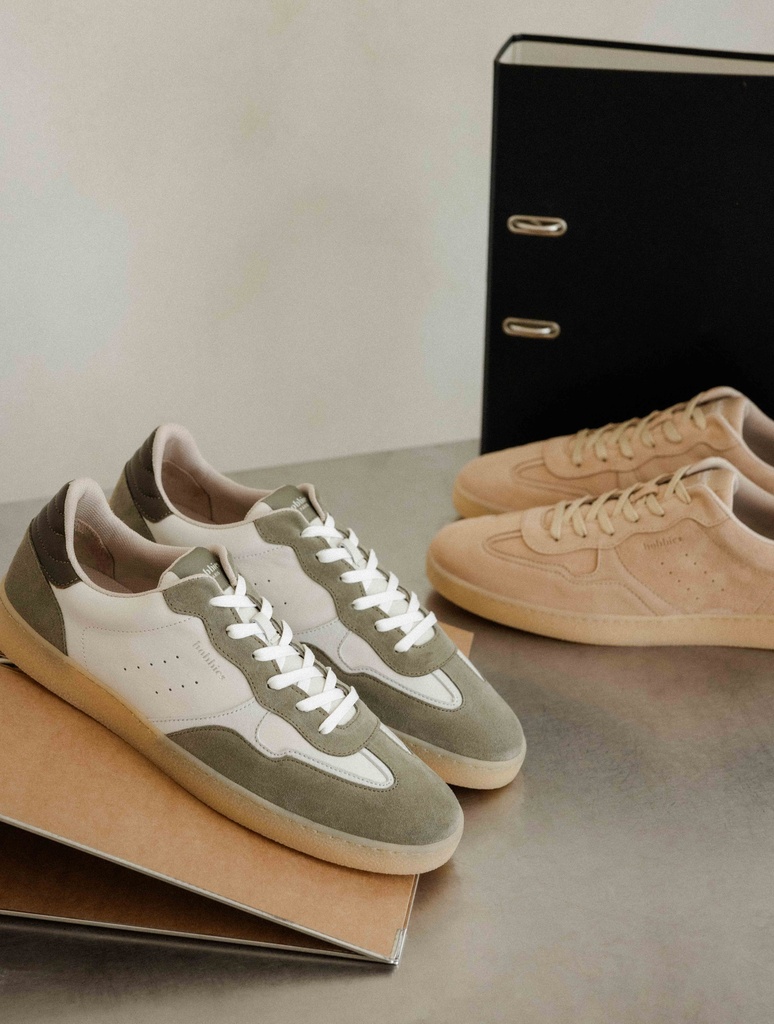 Sneakers : Davis - Off White & Ash Green