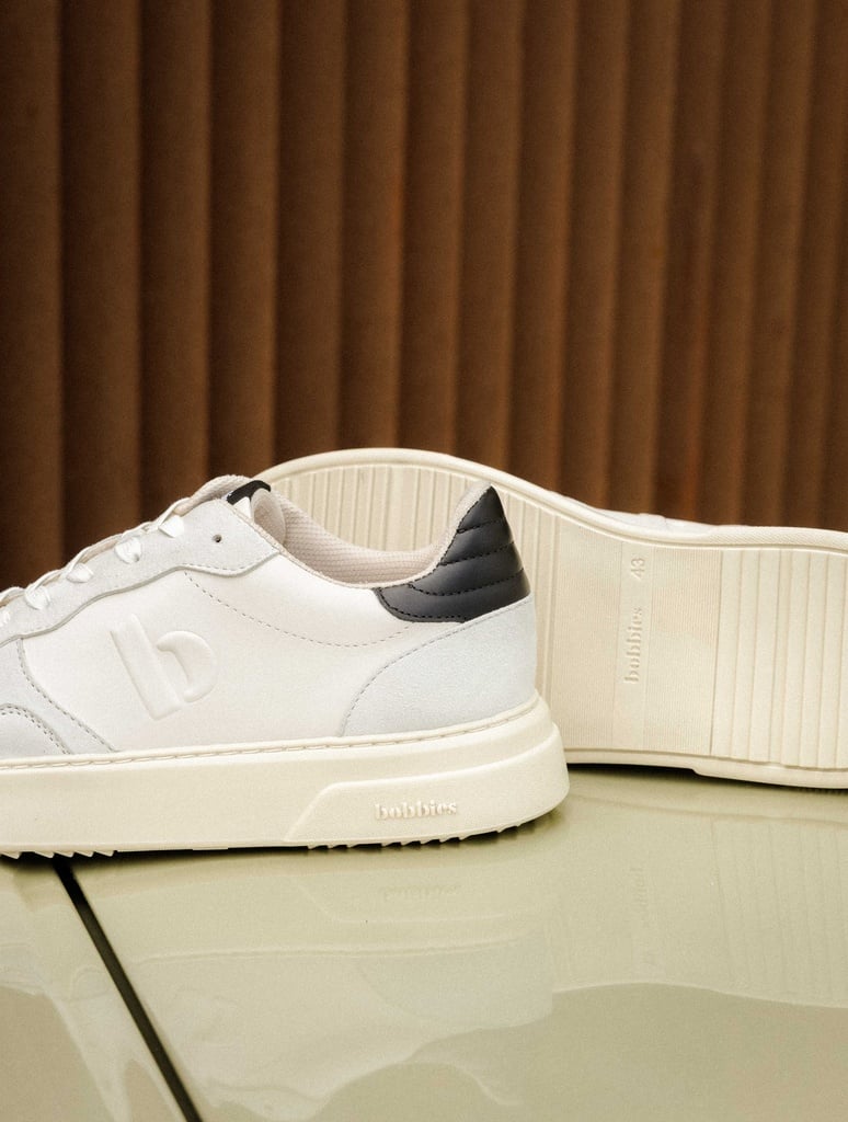 Baskets : Fletcher - Off White & Intense Black