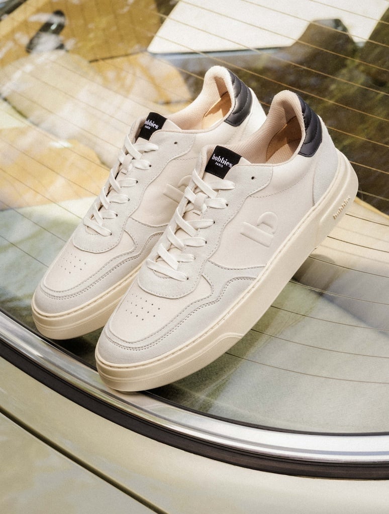 Baskets : Fletcher - Off White & Intense Black