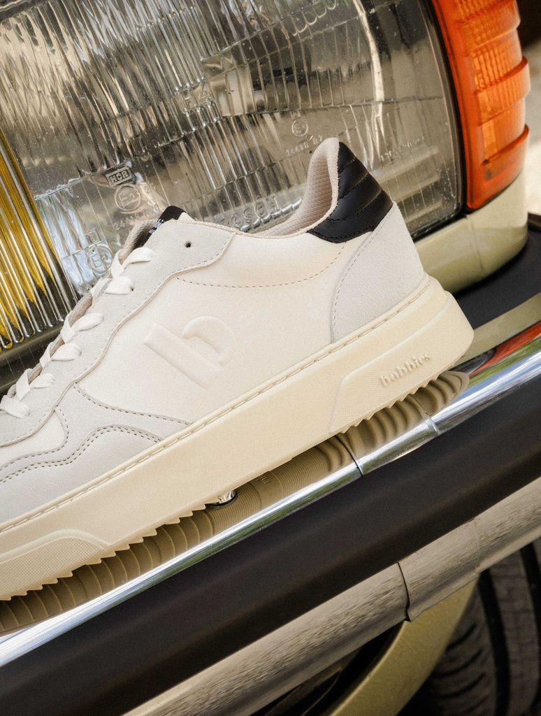 Baskets : Fletcher - Off White & Intense Black