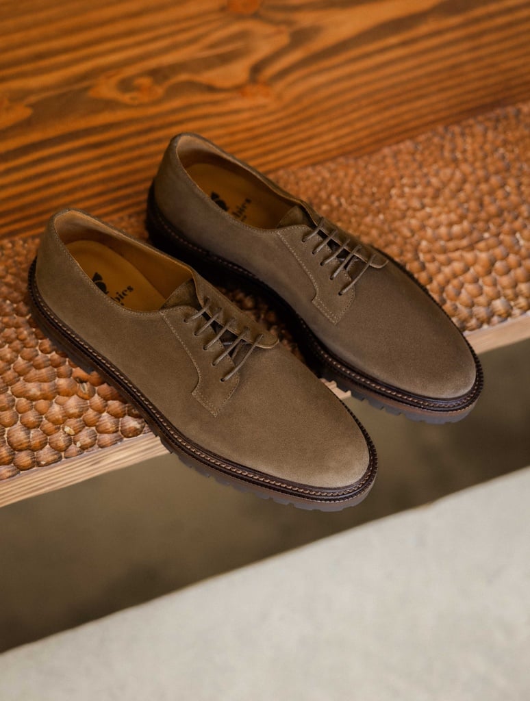 Derbies & Oxfords : Gaspard - Khaki Brown