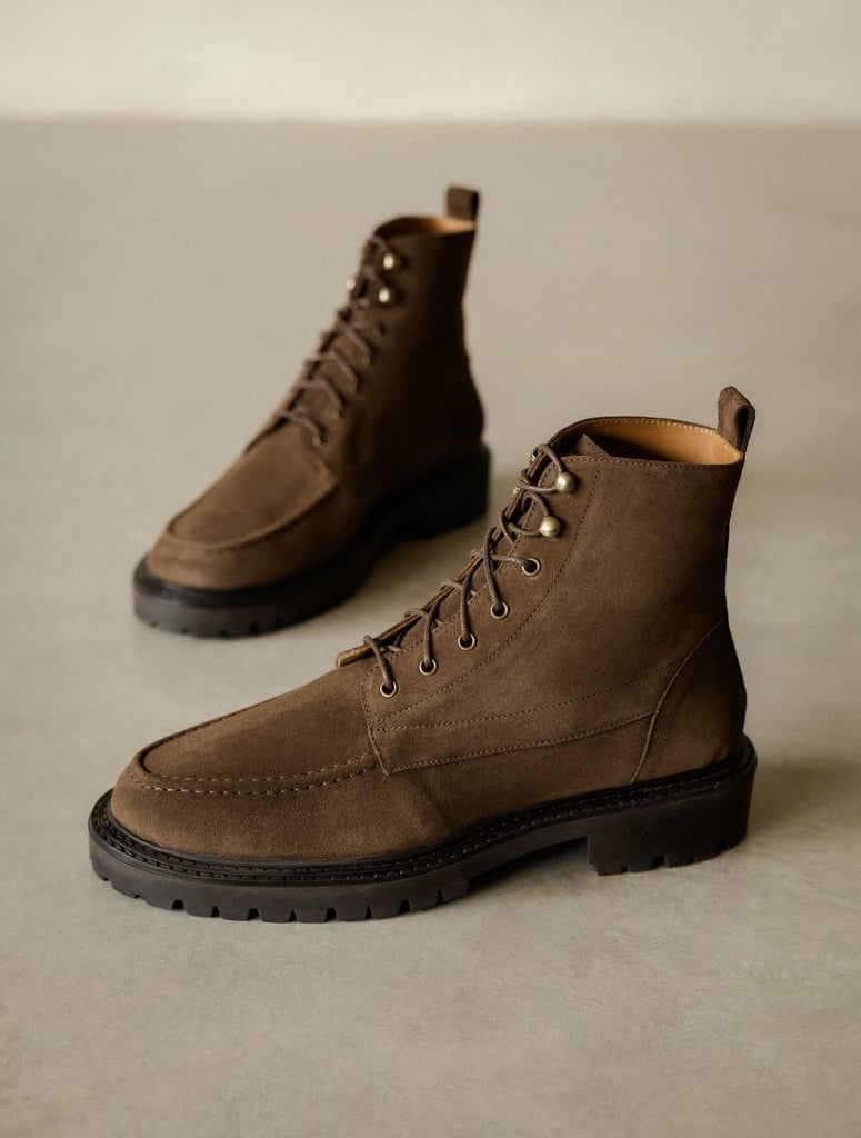 Boots : Leeroy - Khaki Brown