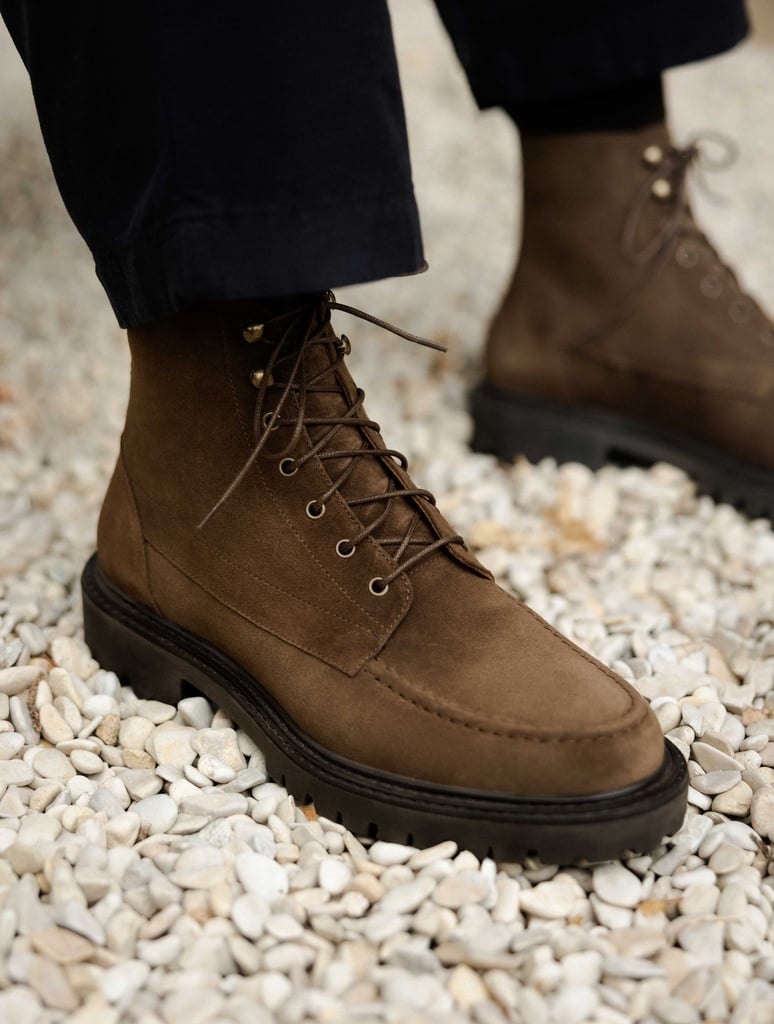 Boots : Leeroy - Khaki Brown