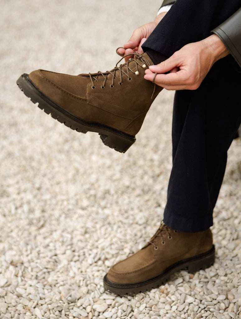 Boots : Leeroy - Khaki Brown
