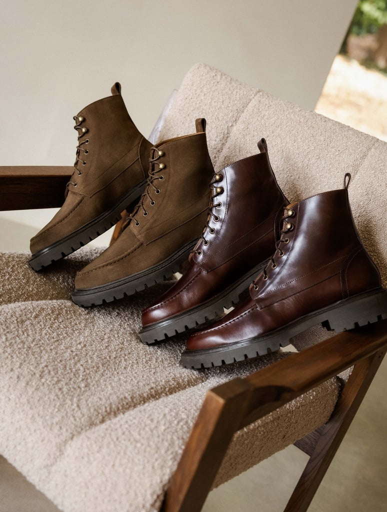 Boots : Leeroy - Khaki Brown