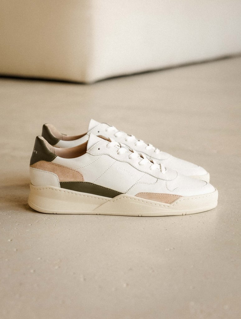 Baskets : Malibu - Off-White - Khaki - Soft Sand