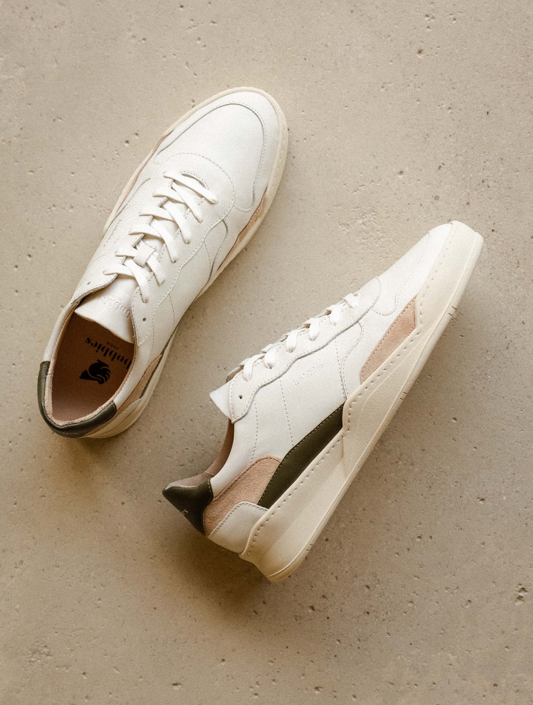 Baskets : Malibu - Off-White - Khaki - Soft Sand