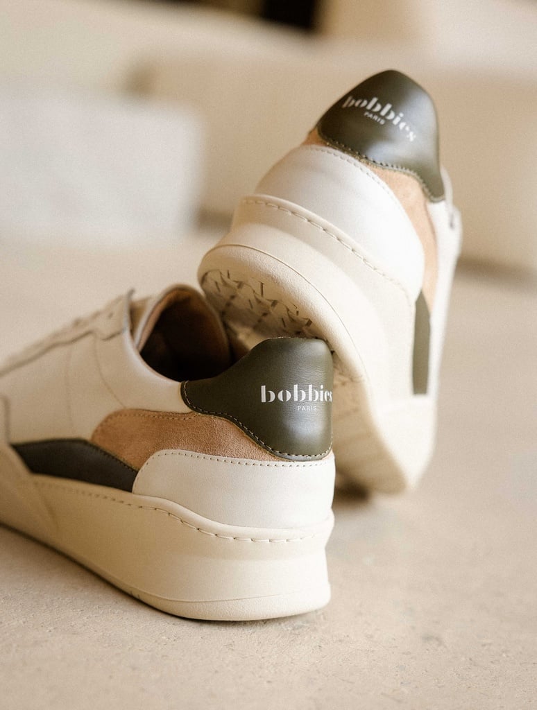 Baskets : Malibu - Off-White - Khaki - Soft Sand