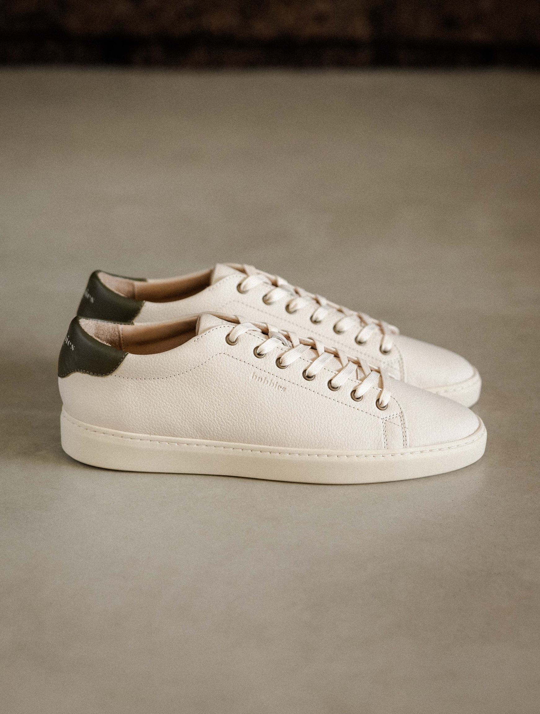 Ballerines René Derhy En Cuir écru/blanc Cassé - Femme Pointure 38 - À Enfiler