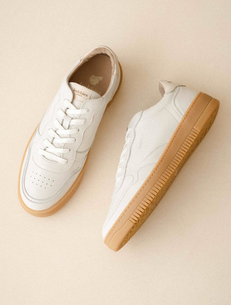 Baskets : Travis - Blanc Cassé & Écume