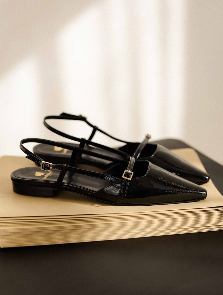 Ballerines : Amel - Vinyl Black